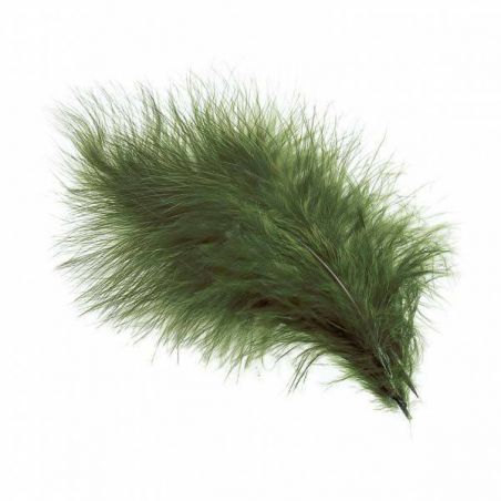 TURKEY MARABOU DARK OLIVE VENIARD - 1